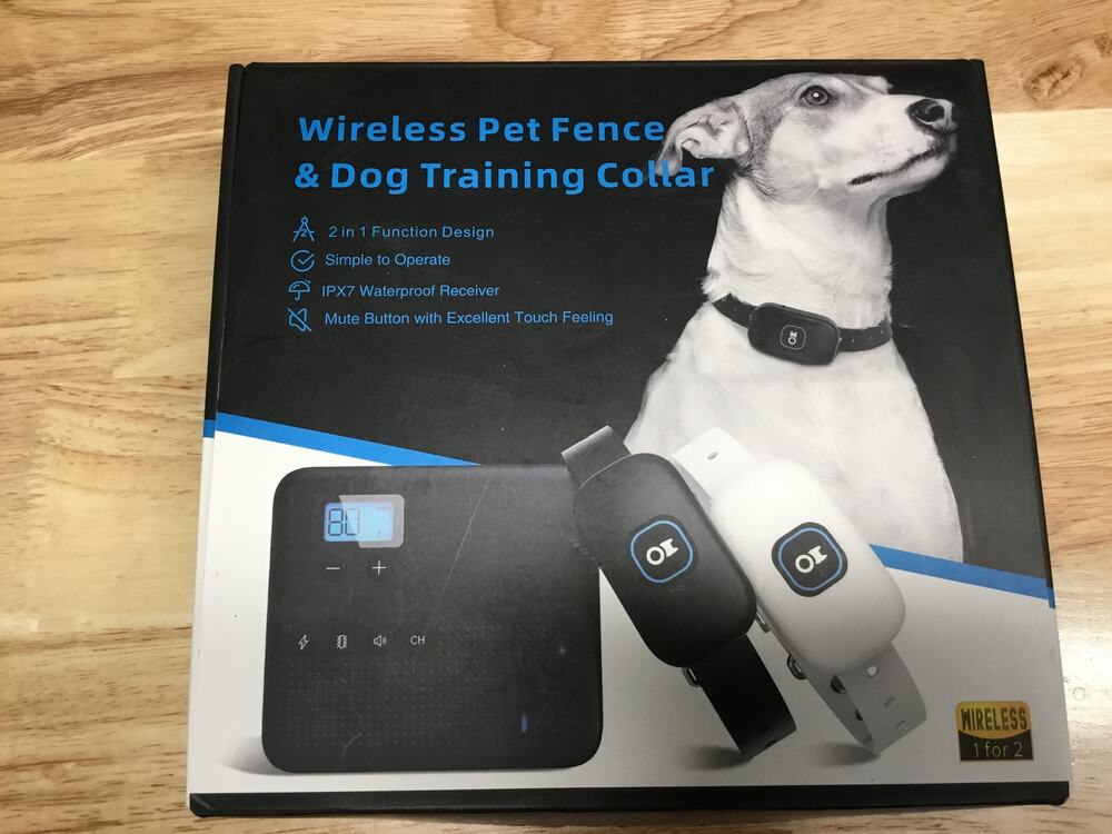 Peket Wireless Pet Fence Wireless Rechargeable Waterproof Dog Training Collar